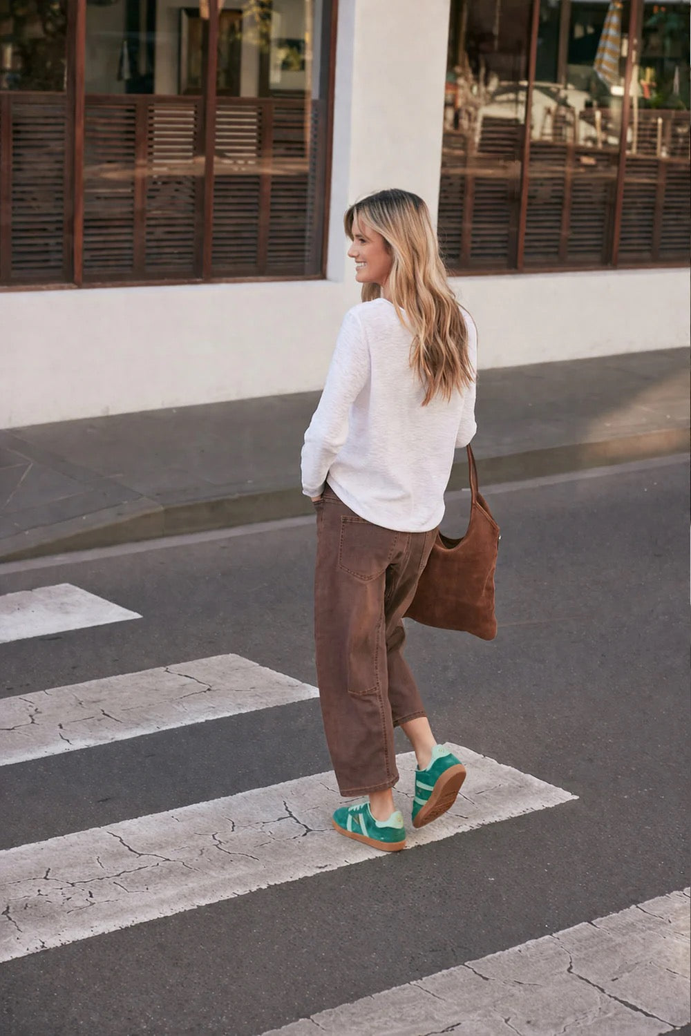 Leo Barrel Jean in Chocolate by Monaco Jeans