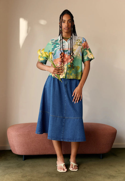 Summer Shirt in Palisades by Nancybird