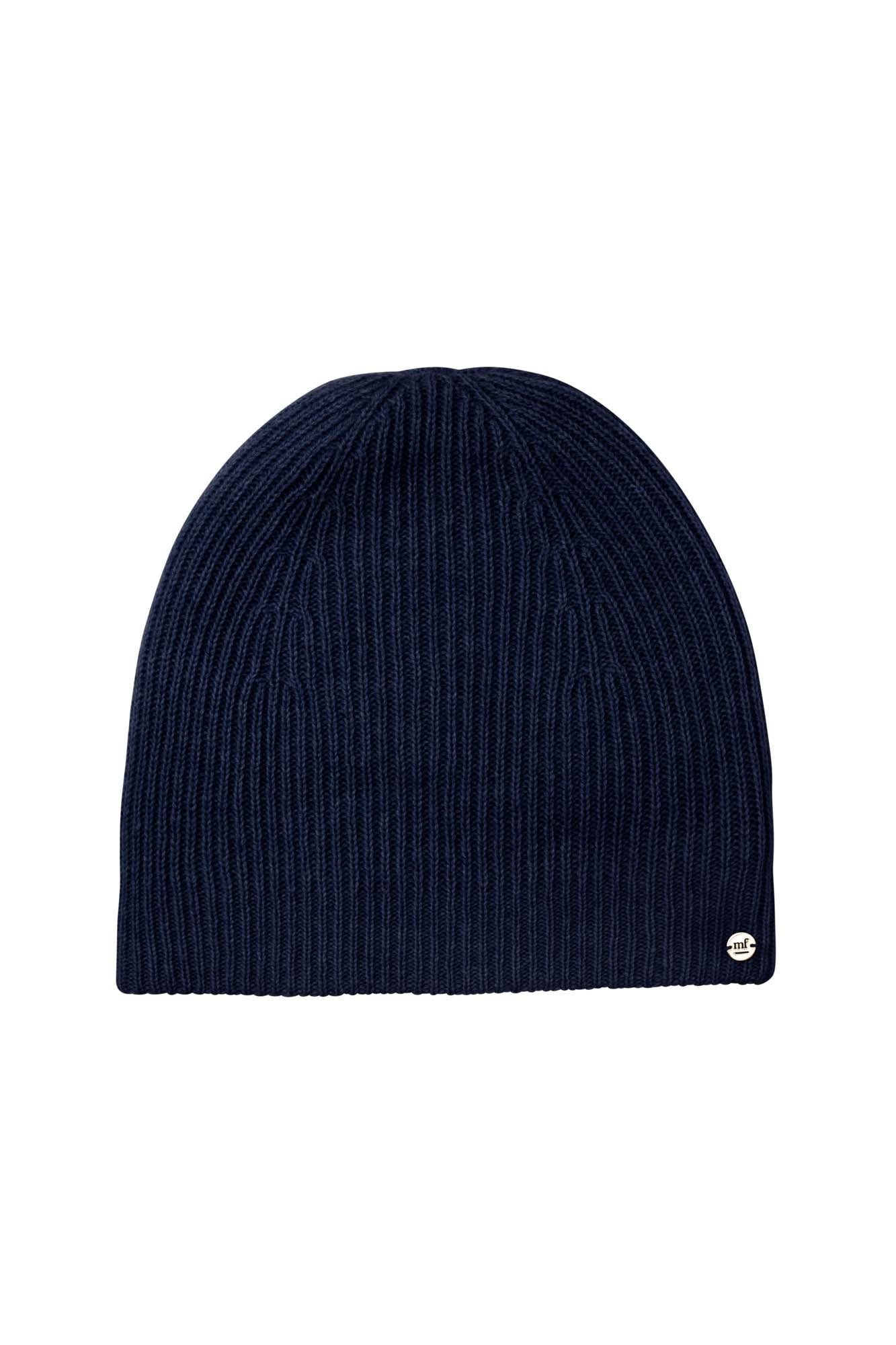 Pure Cashmere Ribbed Beanie by Mia Fratino