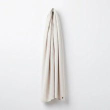 Load image into Gallery viewer, Pure Cashmere Scarf in Alabaster by Mia Fratino
