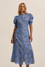 Load image into Gallery viewer, Impulse Dress in Azure Botanic by Zoe Kratzmann
