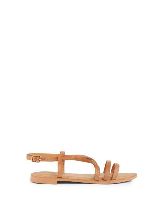 Aiden Sandal in Dark Tan by Ivylee