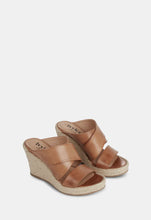 Load image into Gallery viewer, Bella Wedges in Dark Tan by Ivylee
