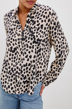 Load image into Gallery viewer, Josephine Shirt in Taupe Spotted by Rails
