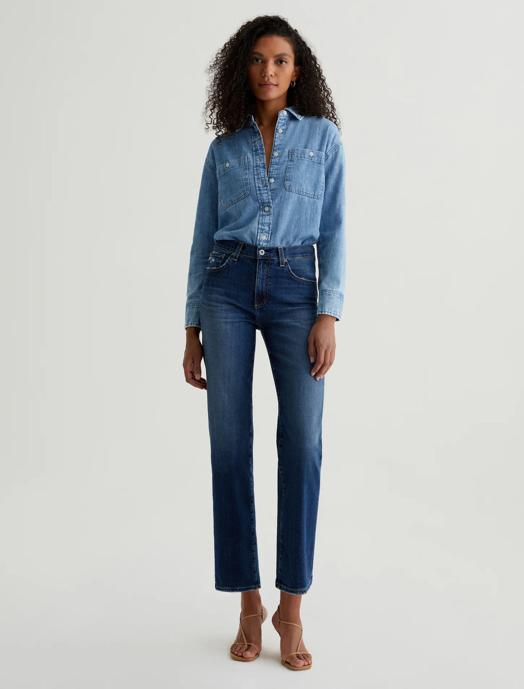 Brinley Crop Jean by AG in 7 Years La Jolla