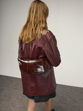 Load image into Gallery viewer, Luce Bag in Mocha Patent by Nat &amp; Nin
