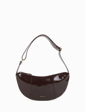 Load image into Gallery viewer, Luce Bag in Mocha Patent by Nat &amp; Nin
