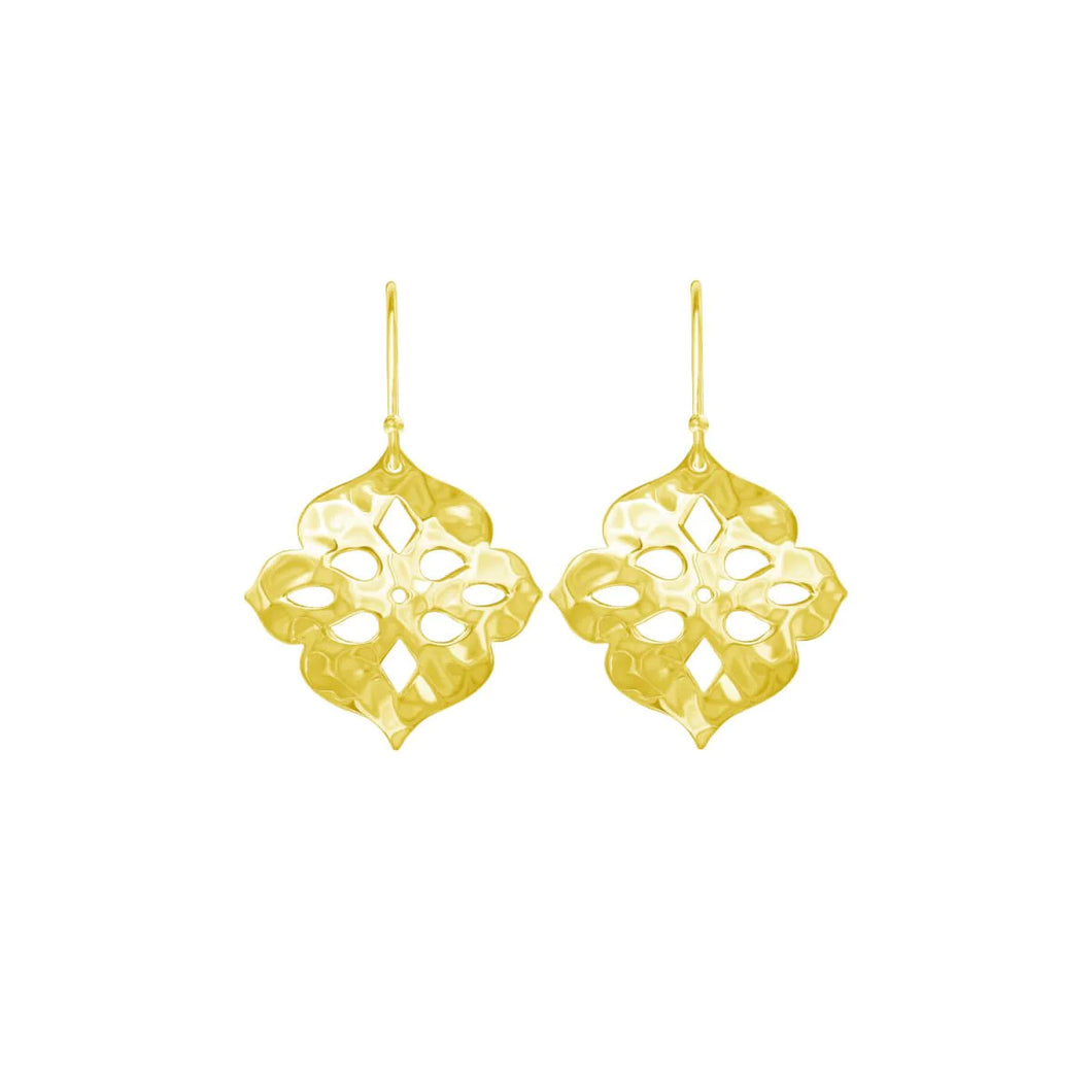 Thai Princess Drop Earrings in Gold by Murkani