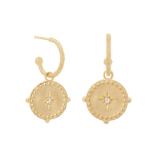 Load image into Gallery viewer, Small Hoop Earrings in Gold by Murkani
