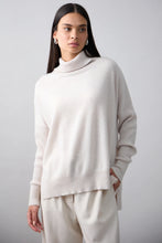 Load image into Gallery viewer, Gigi Step Rollneck in Alabaster by Mia Fratino
