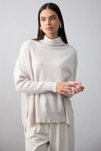 Load image into Gallery viewer, Gigi Step Rollneck in Alabaster by Mia Fratino
