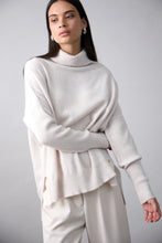 Load image into Gallery viewer, Gigi Step Rollneck in Alabaster by Mia Fratino
