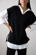 Load image into Gallery viewer, Anya Vest in Black by Mia Fratino

