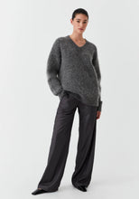 Load image into Gallery viewer, Silas Knit Pullover in Charcoal by Morrison
