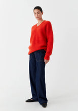 Load image into Gallery viewer, Silas Knit Pullover in Flame by Morrison

