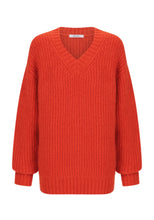 Load image into Gallery viewer, Silas Knit Pullover in Flame by Morrison
