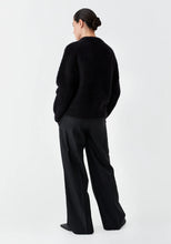 Load image into Gallery viewer, Vance Knit Pullover in Black by Morrison

