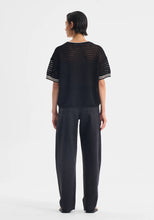 Load image into Gallery viewer, Dallas Knit Tee in Black by Morrison
