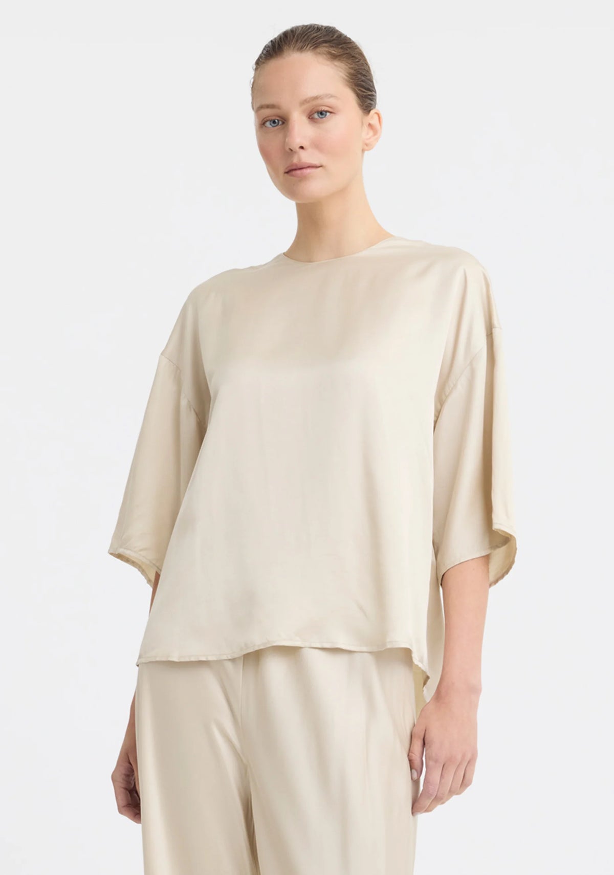 Florence Tee in Birch by Morrison Birch