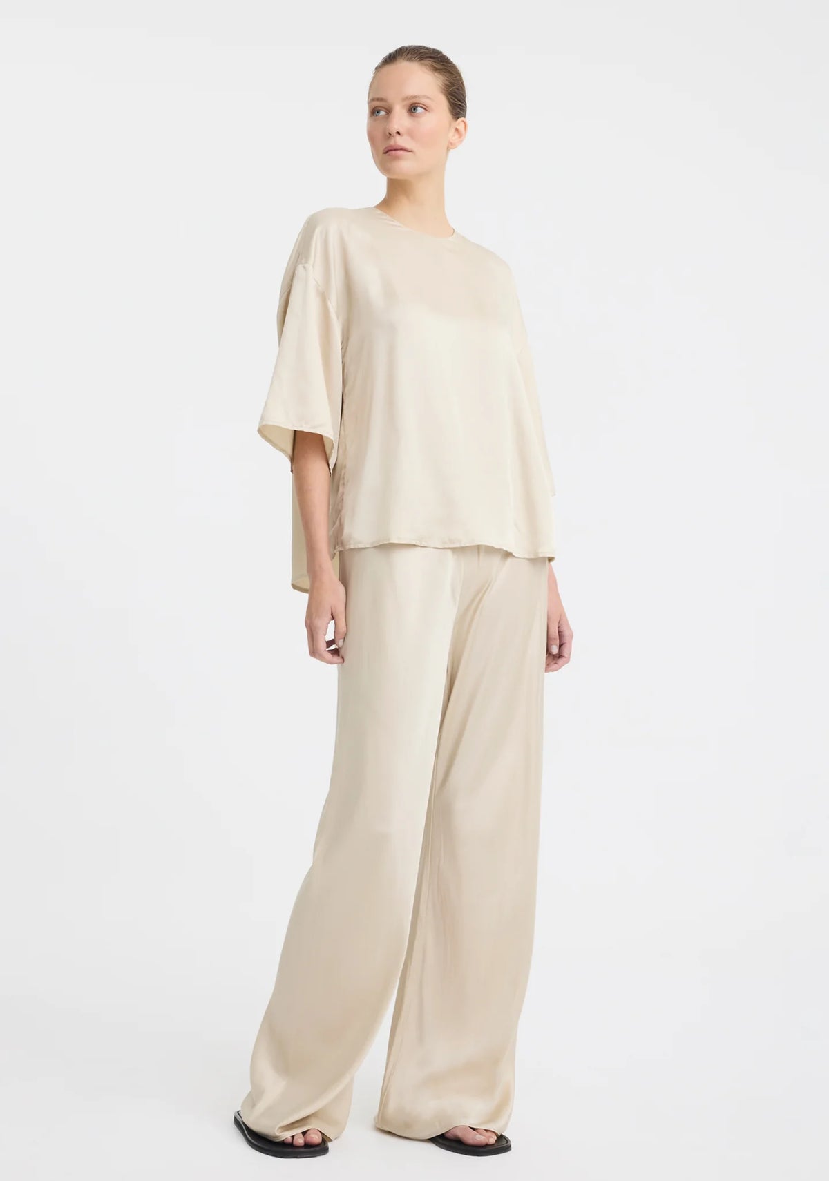 Florence Tee in Birch by Morrison Birch