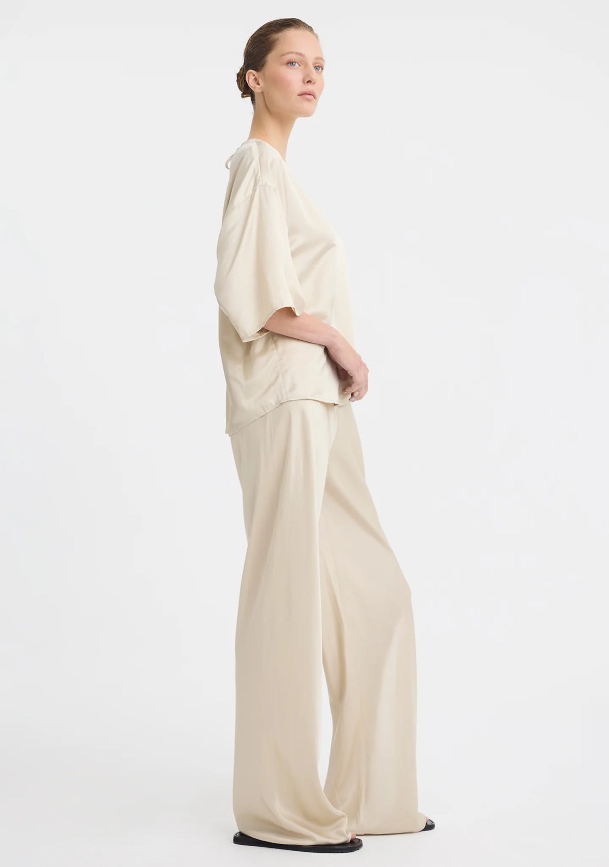 Florence Tee in Birch by Morrison Birch