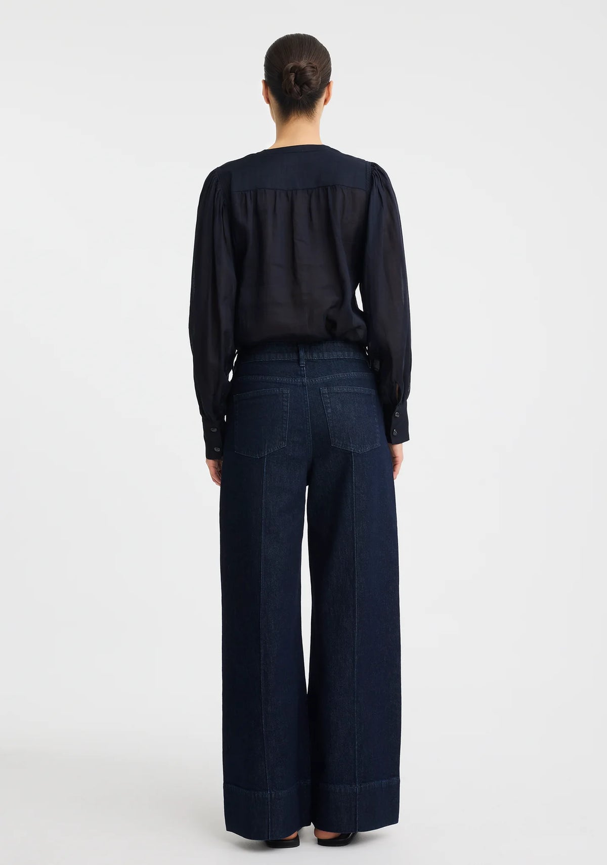 Hewitt Blouse in Indigo by Morrison