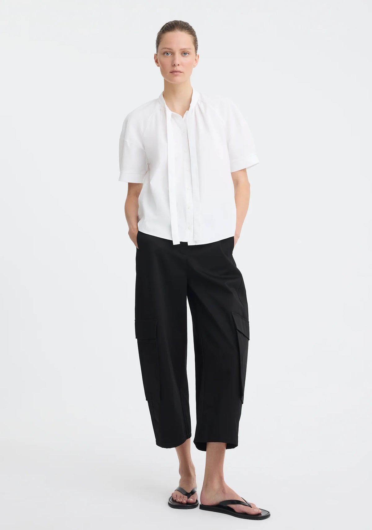 Marina Blouse in White by Morrison