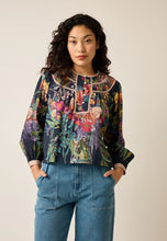 Load image into Gallery viewer, Maris Piped Blouse in Blossom Bouquet by Nancybird
