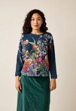 Load image into Gallery viewer, Dahlia Batwing Sweat in Blossom Bouquet by Nancybird
