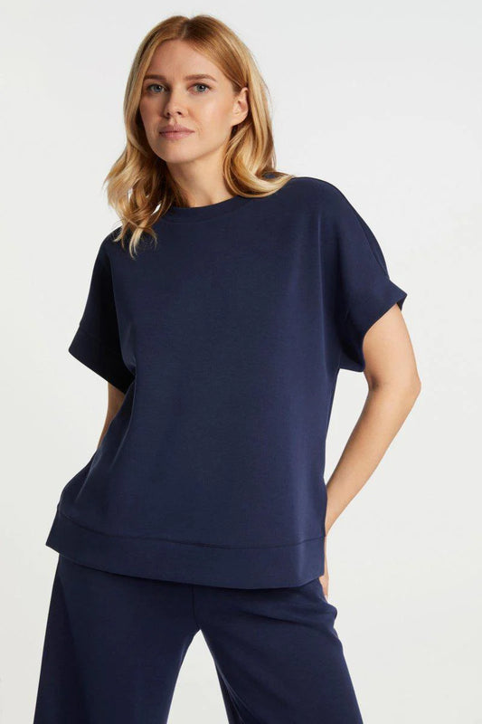 Peached Shirt in Midnight Blue by Rich & Royal