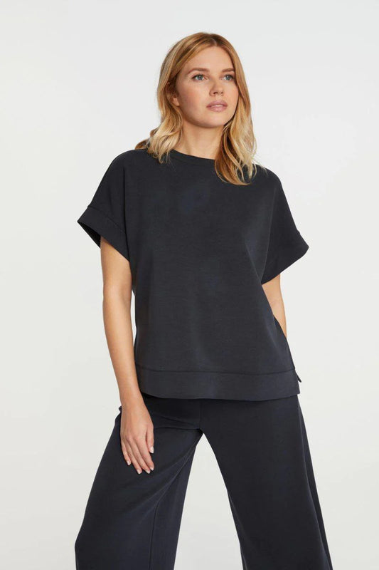 Peached Shirt in Black by Rich & Royal