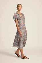 Load image into Gallery viewer, Olivia Midi Dress in Fernando Sky by Hannah Artwear

