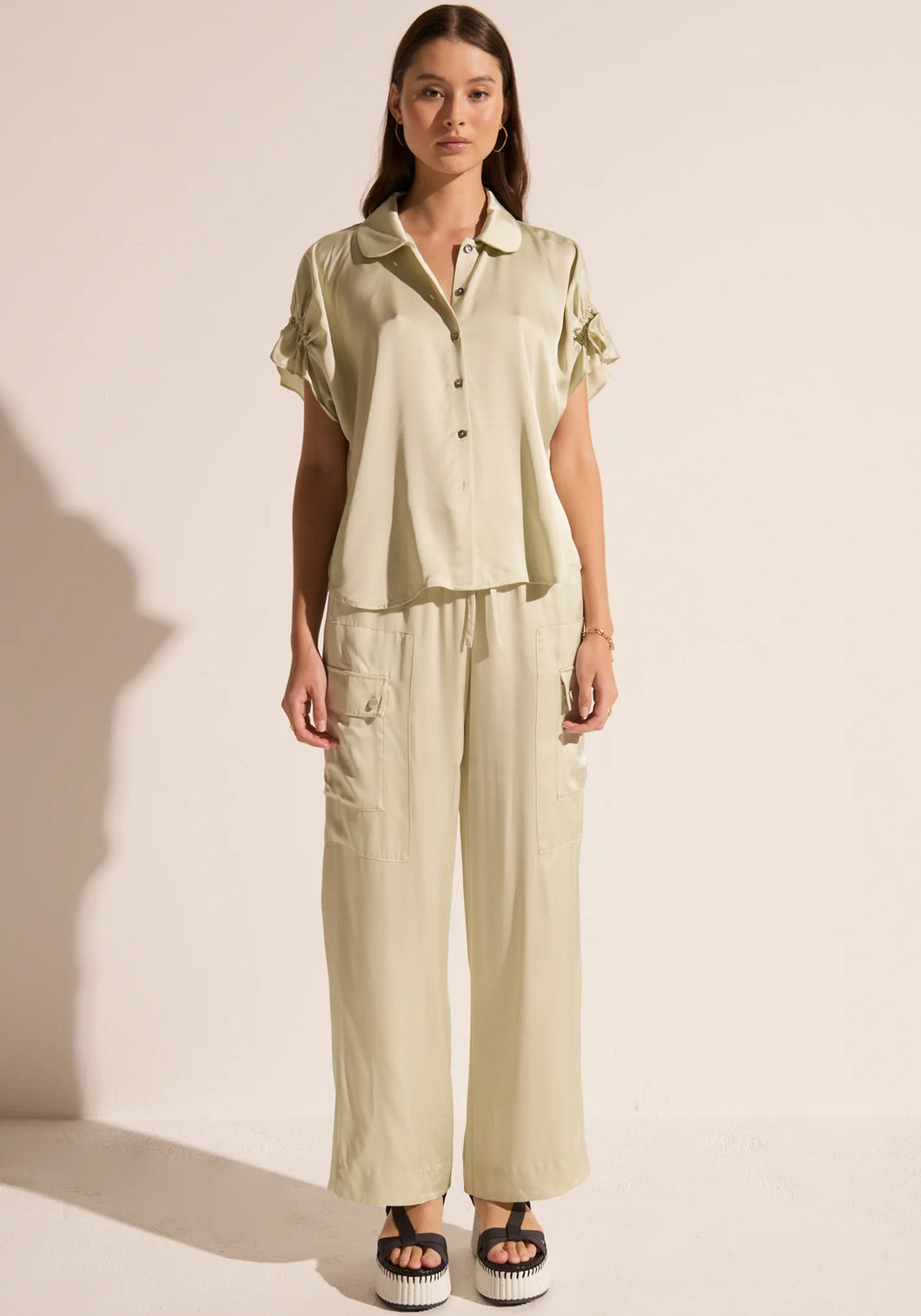 Clese Shirt in Mist by POL