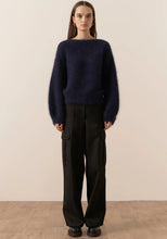 Load image into Gallery viewer, Genus Pointelle Knit  in Ink by POL
