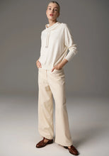 Load image into Gallery viewer, Beech Drawcord Knit in Ivory by Pol
