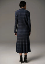 Load image into Gallery viewer, Lara Stripe Knit in Charcoal/Blue by Pol
