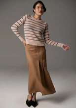 Load image into Gallery viewer, Maia Stripe Knit in Blush/Charcoal by POL
