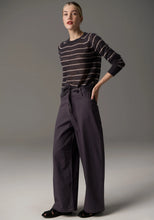 Load image into Gallery viewer, Maia Stripe Knit in Charcoal/Blush by POL

