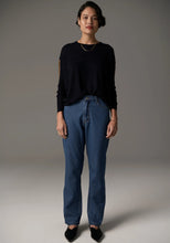 Load image into Gallery viewer, Bennet Drape Back Knit in Ink by Pol

