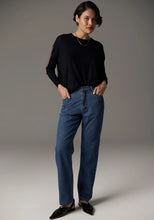 Load image into Gallery viewer, Bennet Drape Back Knit in Ink by Pol
