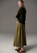 Load image into Gallery viewer, Bennet Drape Back Knit in Khaki by Pol
