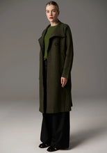 Load image into Gallery viewer, Ruben Boiled Merino Draped Coat by Pol
