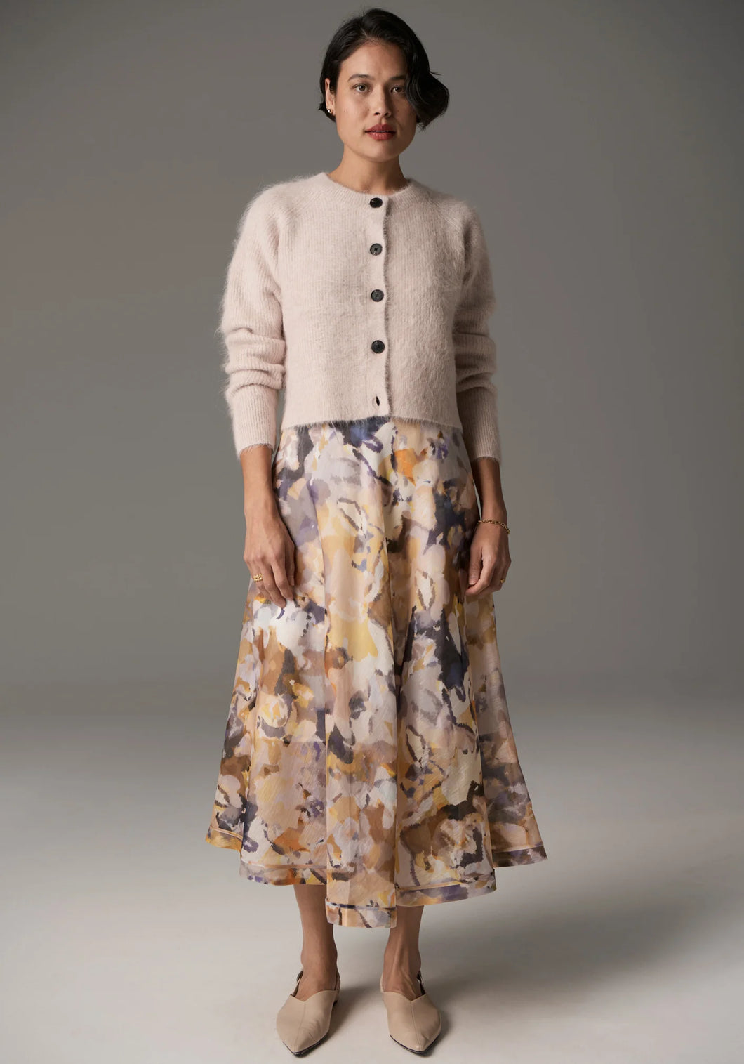 Finlay Cardigan in Blush by Pol