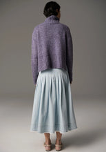 Load image into Gallery viewer, Grove Turtleneck Knit in Denim by Pol
