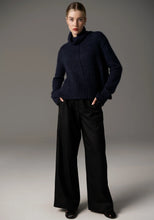 Load image into Gallery viewer, Grove Turtleneck Knit in Ink by Pol
