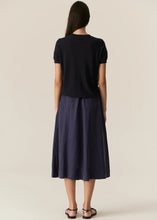 Load image into Gallery viewer, Henri Drawcord Tie Skirt in Ink by POL
