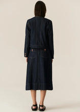 Load image into Gallery viewer, Carsen Skirt in Dark Denim by POL

