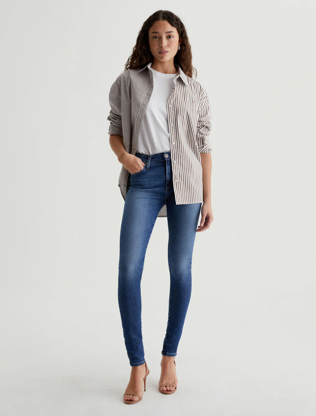 Farrah Skinny Jeans in Morro Bay by AG