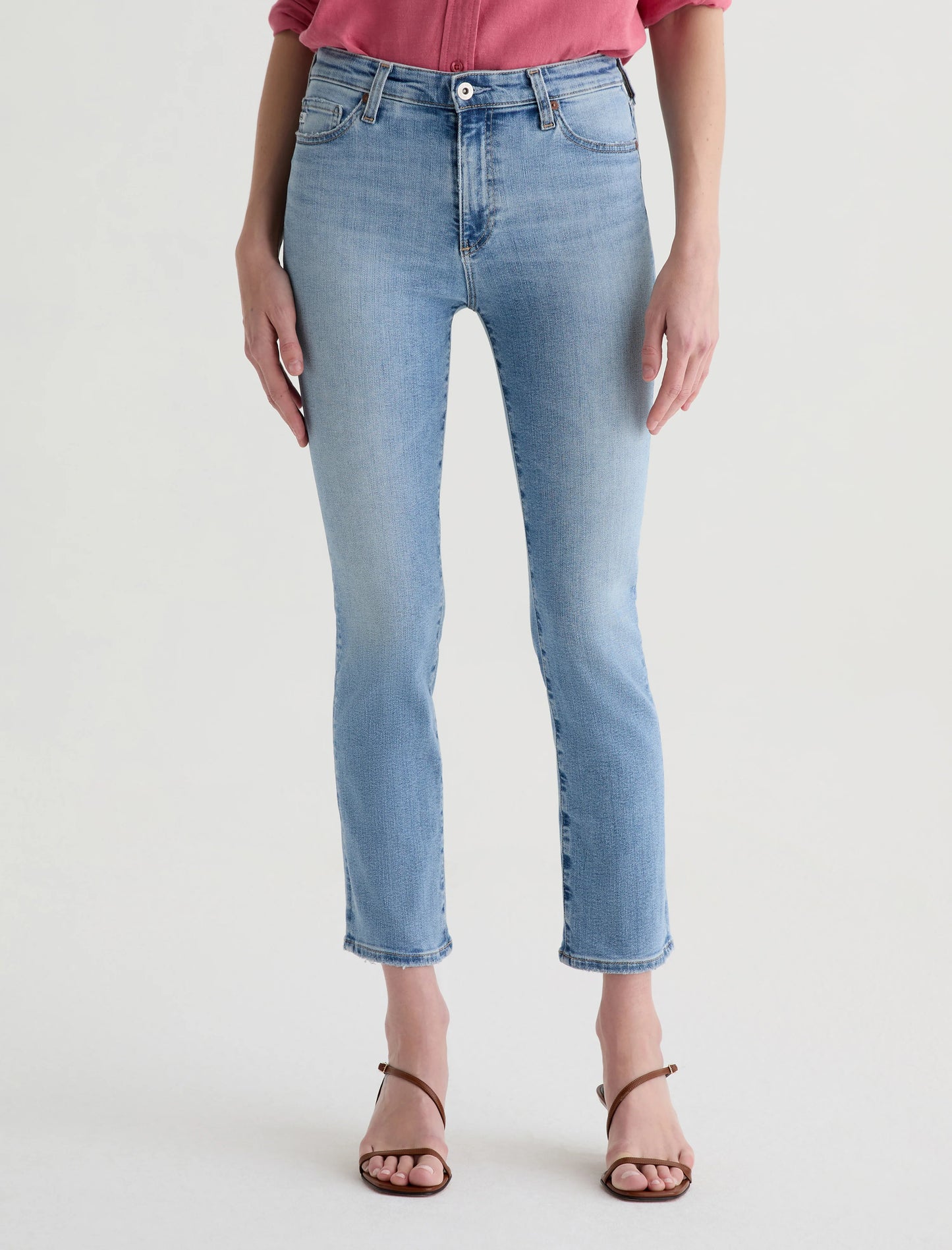 Mari Crop Jean by AG in Marina Blue