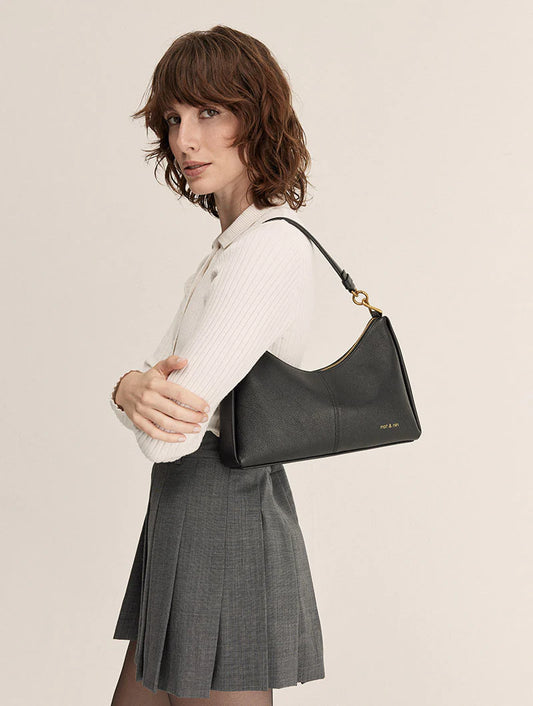 Rejina Bag by Nat & Nin in Black Grain